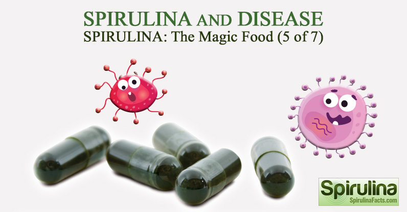 Spirulina and disease